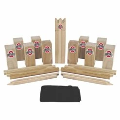 Discount - Ohio State Buckeyes Kubb Viking Chess