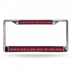 Discount - Ohio State Buckeyes Laser Chrome License Plate Frame