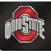 Discount - Ohio State Buckeyes Laser Cut Black License Plate