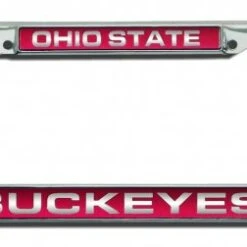 Discount - Ohio State Buckeyes Laser Cut License Plate Frame