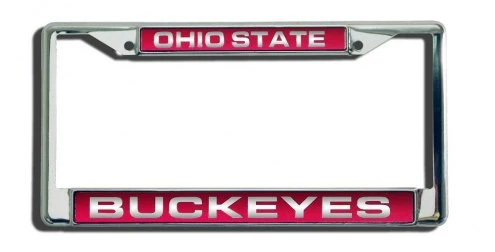Discount - Ohio State Buckeyes Laser Cut License Plate Frame 1 Discount - Ohio State Buckeyes Laser Cut License Plate Frame