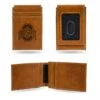 Discount - Ohio State Buckeyes Laser Engraved Brown Front Pocket Wallet