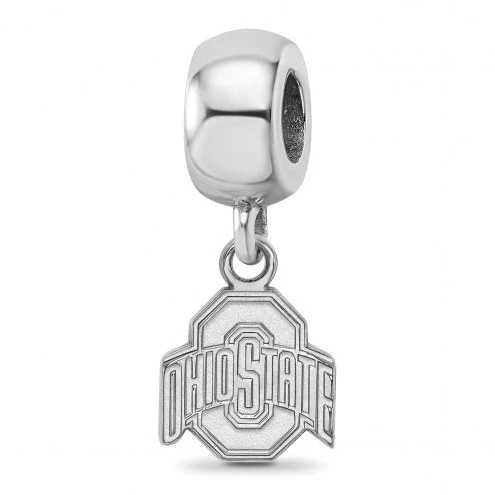 Discount - Ohio State Buckeyes Sterling Silver Extra Small Bead Charm 1 Discount - Ohio State Buckeyes Sterling Silver Extra Small Bead Charm