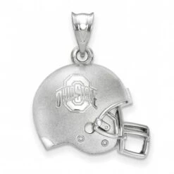 Discount - Ohio State Buckeyes Sterling Silver Football Pendant