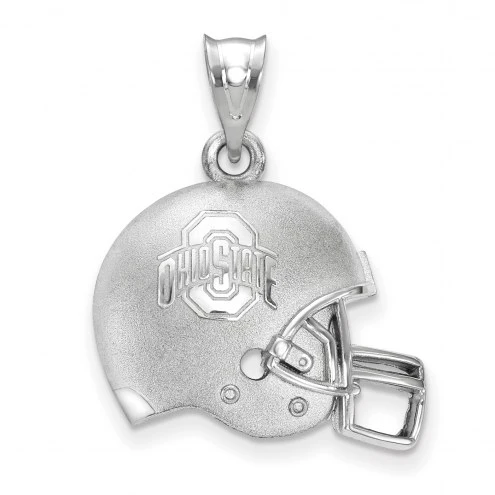 Discount - Ohio State Buckeyes Sterling Silver Football Pendant 1 Discount - Ohio State Buckeyes Sterling Silver Football Pendant