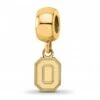Discount - Ohio State Buckeyes Sterling Silver Gold Plated Extra Small Dangle Bead