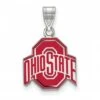 Discount - Ohio State Buckeyes Sterling Silver Medium Pendant