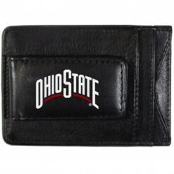 Discount - Ohio State Buckeyes Logo Leather Cash and Cardholder