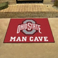Discount - Ohio State Buckeyes Man Cave All-Star Rug
