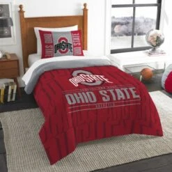 Discount - Ohio State Buckeyes Modern Take Twin Comforter Set