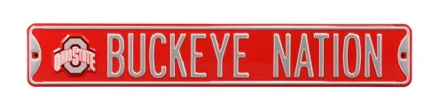 Discount - Ohio State Buckeyes Nation Street Sign 1 Discount - Ohio State Buckeyes Nation Street Sign