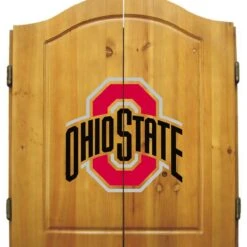 Discount - Ohio State Buckeyes NCAA Complete Dart Board Cabinet Set