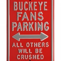 Discount - Ohio State Buckeyes NCAA Embossed Parking Sign