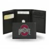 Discount - Ohio State Buckeyes NCAA Embroidered Leather Tri-Fold Wallet