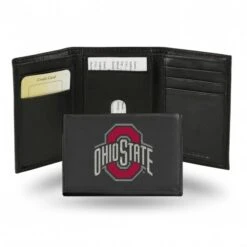 Discount - Ohio State Buckeyes NCAA Embroidered Leather Tri-Fold Wallet