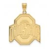 Discount - Ohio State Buckeyes NCAA Sterling Silver Gold Plated Extra Large Pendant