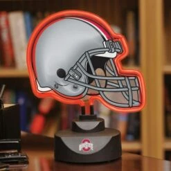 Discount - Ohio State Buckeyes Neon Helmet Desk Lamp
