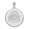 Discount - Ohio State Buckeyes Sterling Silver Extra Large Disc Pendant