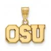 Discount - Ohio State Buckeyes Sterling Silver Gold Plated Medium Pendant