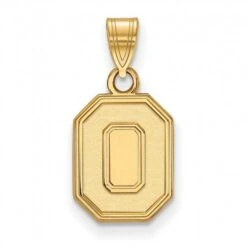 Discount - Ohio State Buckeyes Sterling Silver Gold Plated Small Pendant