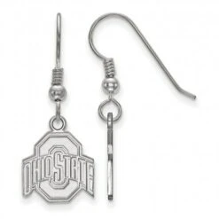 Discount - Ohio State Buckeyes Sterling Silver Small Dangle Earrings
