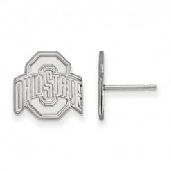 Discount - Ohio State Buckeyes Sterling Silver Small Post Earrings