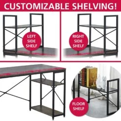 Discount - Ohio State Buckeyes Office Desk -Ohiostate Hobby Import Store ohio state buckeyes office desk altimage 07 FullSize