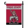 Discount - Ohio State Buckeyes Premium 2-Sided Garden Flag With Pole