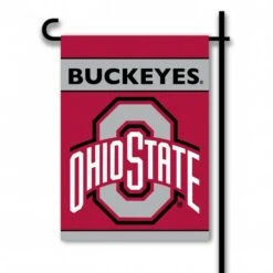Discount - Ohio State Buckeyes NCAA Premium 2-Sided Garden Flag With Pole