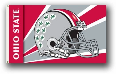 Discount - Ohio State Buckeyes Premium Helmet 3' x 5' Flag 1 Discount - Ohio State Buckeyes Premium Helmet 3' x 5' Flag