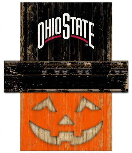 Discount - Ohio State Buckeyes Pumpkin Head Sign 1 Discount - Ohio State Buckeyes Pumpkin Head Sign