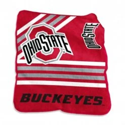 Discount - Ohio State Buckeyes Raschel Throw Blanket