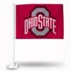 Discount - Ohio State Buckeyes Red Car Flag
