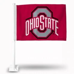 Discount - Ohio State Buckeyes Red Car Flag