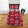 Discount - Ohio State Buckeyes Rotary Twin Bed in a Bag Set