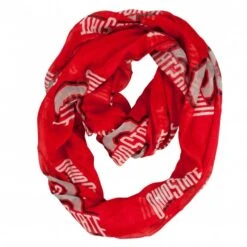 Discount - Ohio State Buckeyes Sheer Infinity Scarf