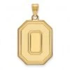 Discount - Ohio State Buckeyes Sterling Silver Gold Plated Extra Large Pendant