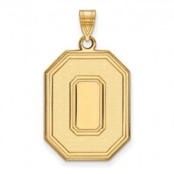 Discount - Ohio State Buckeyes Sterling Silver Gold Plated Extra Large Pendant