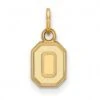 Discount - Ohio State Buckeyes Sterling Silver Gold Plated Extra Small Pendant