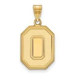 Discount - Ohio State Buckeyes Sterling Silver Gold Plated Large Pendant