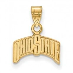 Discount - Ohio State Buckeyes Sterling Silver Gold Plated Small Pendant