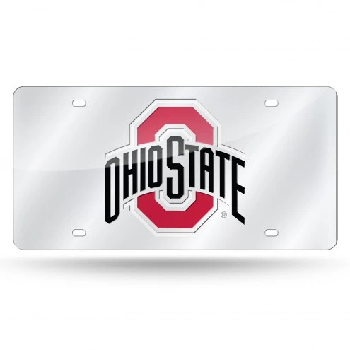 Discount - Ohio State Buckeyes Silver Laser Cut License Plate 1 Discount - Ohio State Buckeyes Silver Laser Cut License Plate