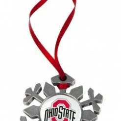 Discount - Ohio State Buckeyes Snow Flake Ornament