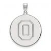 Discount - Ohio State Buckeyes Sterling Silver Extra Large Disc Pendant