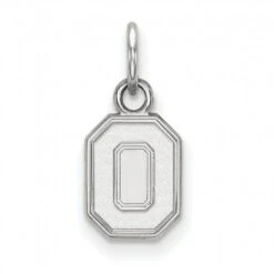 Discount - Ohio State Buckeyes Sterling Silver Extra Small Pendant
