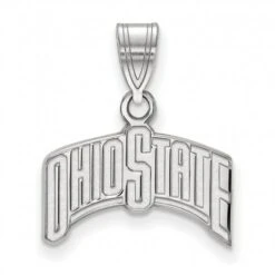 Discount - Ohio State Buckeyes Sterling Silver Medium Pendant