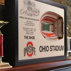 Discount - Ohio State Buckeyes 25-Layer StadiumViews 3D Wall Art -Ohiostate Hobby Import Store ohio state buckeyes stadium view wall art altimage 03 FullSize