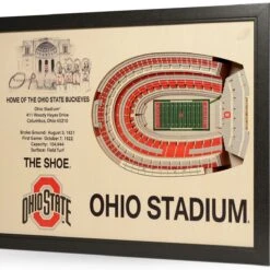 Discount - Ohio State Buckeyes 25-Layer StadiumViews 3D Wall Art