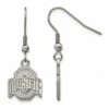 Discount - Ohio State Buckeyes Stainless Steel Dangle Earrings