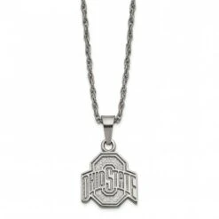 Discount - Ohio State Buckeyes Stainless Steel Pendant Necklace